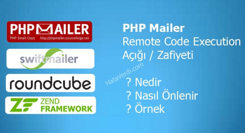 PHP Mailer Remote Code Execution Açığı / Zafiyeti